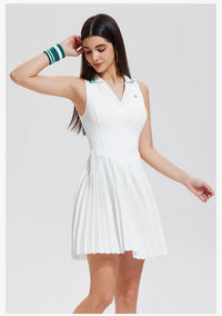 New sports dresses women tennis dress polo lapel fitness dress outdoor badminton golf Quick-drying and breathable Sports dress - Buy online at  Vibe In Cart.