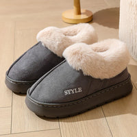 Women's Ankle Snow Boots Non-Slip Slip-On Winter Warm