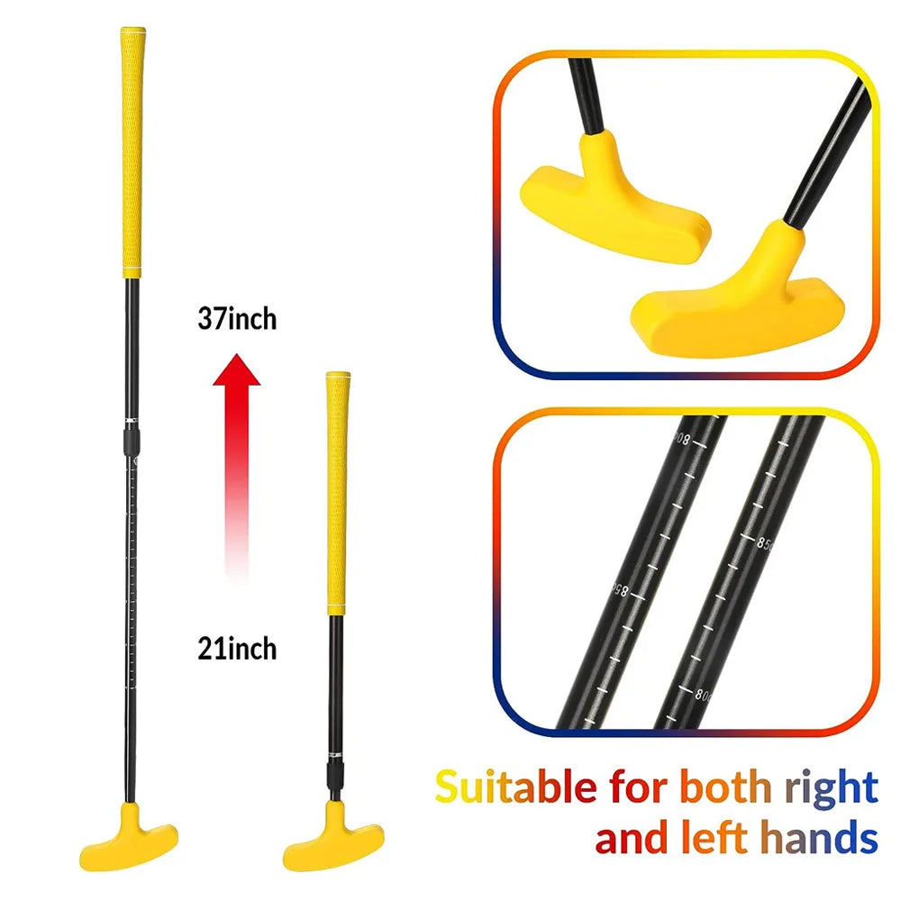 Adjustable Retractable Double Sided Golf Putter For Practice