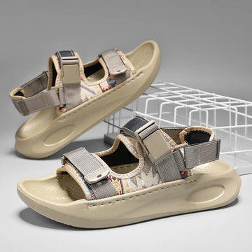 Men's outdoor casual sandals summer new soft-sole non-slip comfort sandals fashion youth Joker light breathable sports slippers - Buy online at  Vibe In Cart.