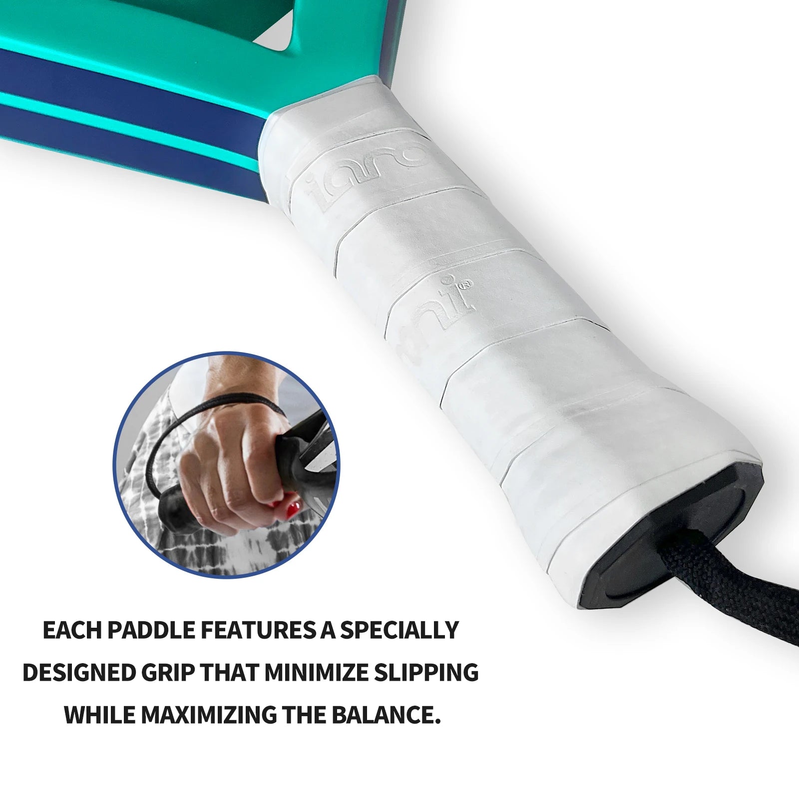 IANONI Padel Racket Carbon Fiber Surface with EVA Memory Flex Foam Core Padel Tennis Racquets Lightweight - Buy online at  Vibe In Cart.