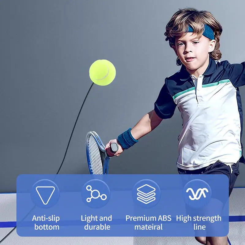 Tennis Training Ball Tennis Trainer Professional Training Primary Tool Exercise Self Study Rebound Ball Indoor Tennis Exercise - Buy online at  Vibe In Cart.