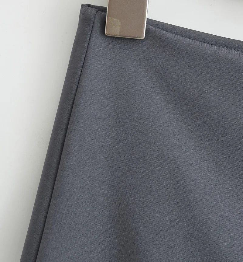 Women Low Rise Mini Skirt With Take The Short Cut Detail Slim Fit Mini Skort