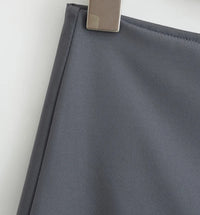 Women Low Rise Mini Skirt With Take The Short Cut Detail Slim Fit Mini Skort