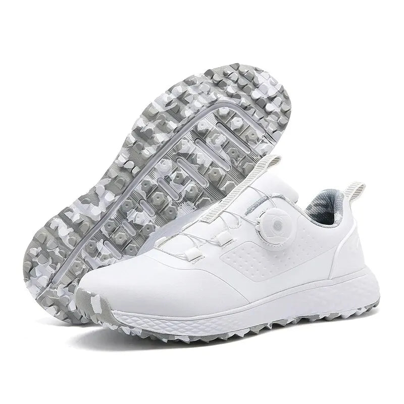 Men's Waterproof Comfortable Golf Shoes with Microfiber Material