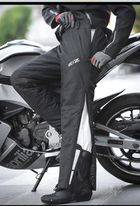 Men's Waterproof Warm Winter Motorcycle Overpants With Quick Release