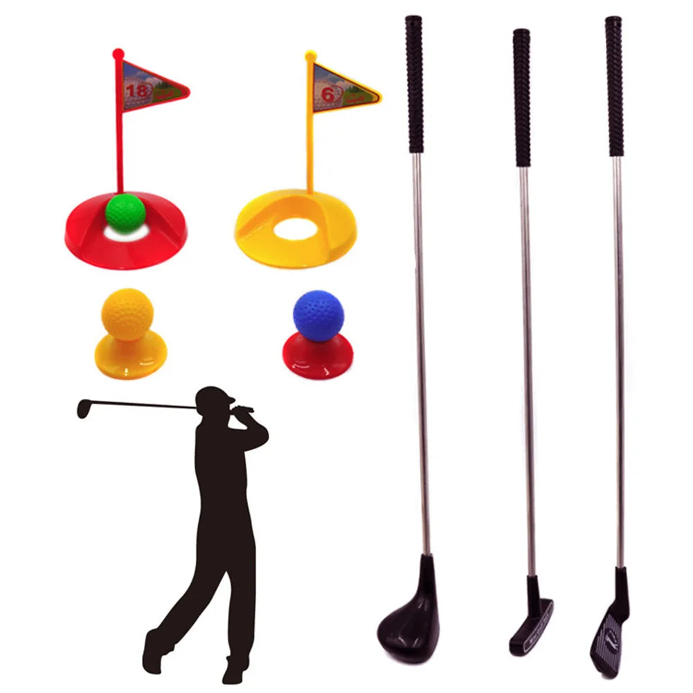 Educational Plastic Golf Clubs Set for Toddlers Ages 3-6