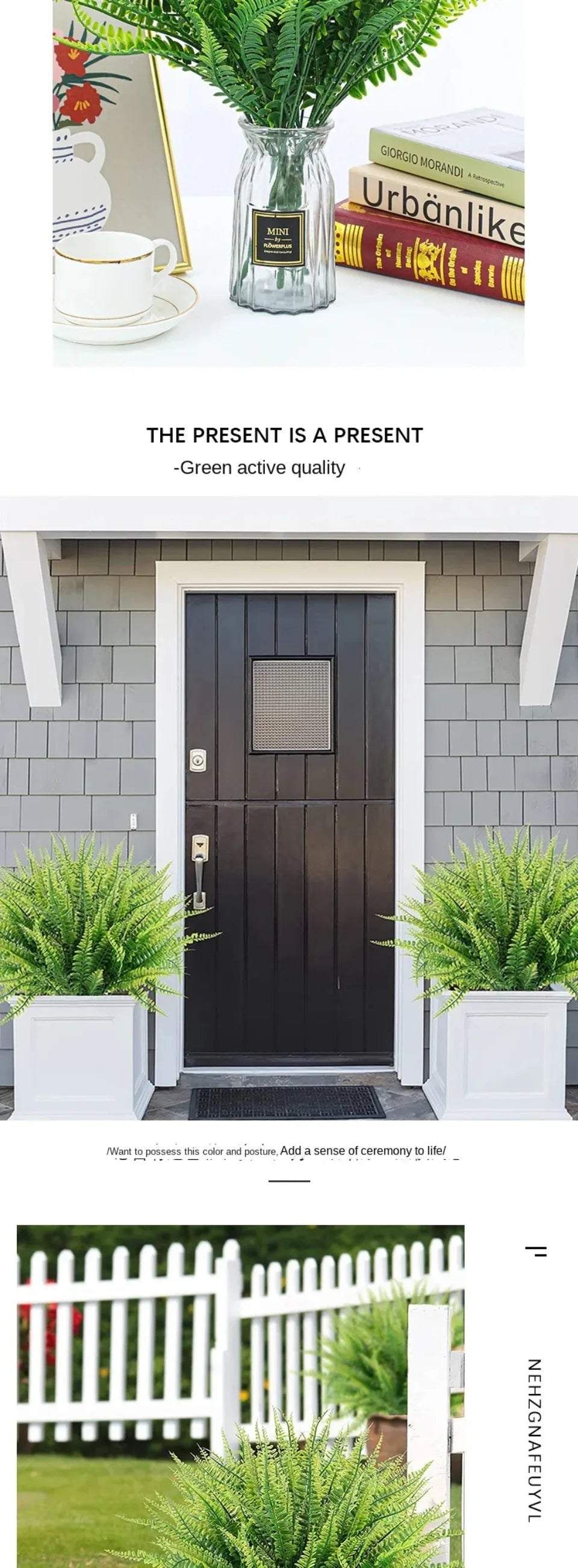 10pcs Artificial Plants Boston Ferns Fake Plants Greenery Artificial Plant Outdoor Indoor Home Garden Spring Summer Decoration - Buy online at  Vibe In Cart.