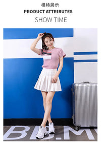 Women's Platform Mesh Lace-Up Sneakers Medium Heel