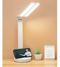 Dimmable Touch LED Desk Lamp with Calendar Temperature Clock