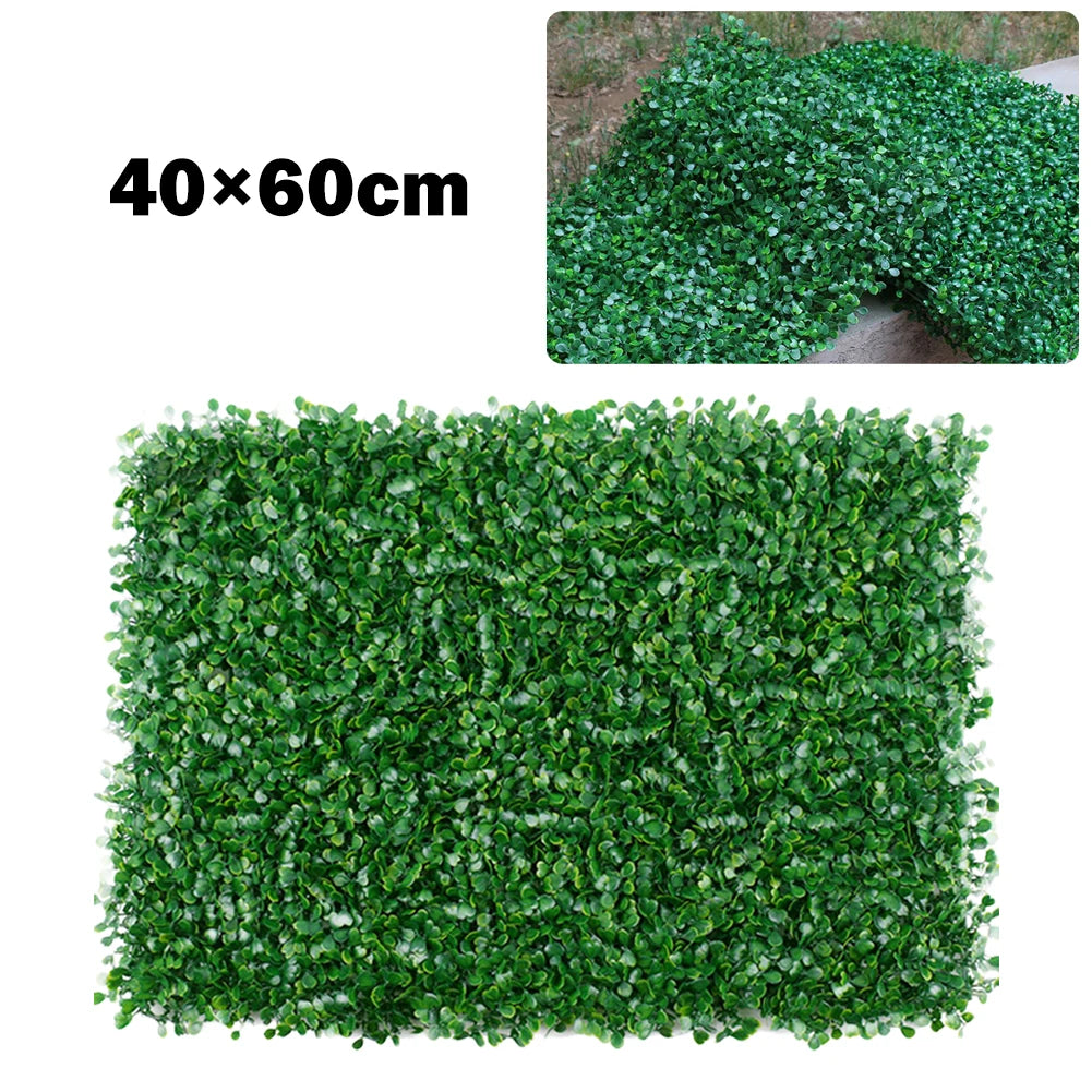 40x60cm Artificial Plant Walls Foliage Hedge Grass Mat Greenery Panels Fence Home Decor Fake Plants Garden Simulated Lawn - Buy online at  Vibe In Cart.