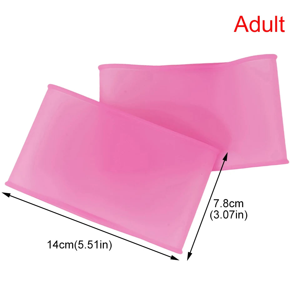 Silicone Shin Guard Straps for Soccer, Football and Sports, 1 Pair