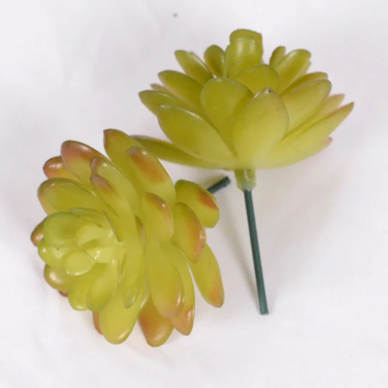Artificial Succulent Plant Green PVC One Piece Desktop Ornament