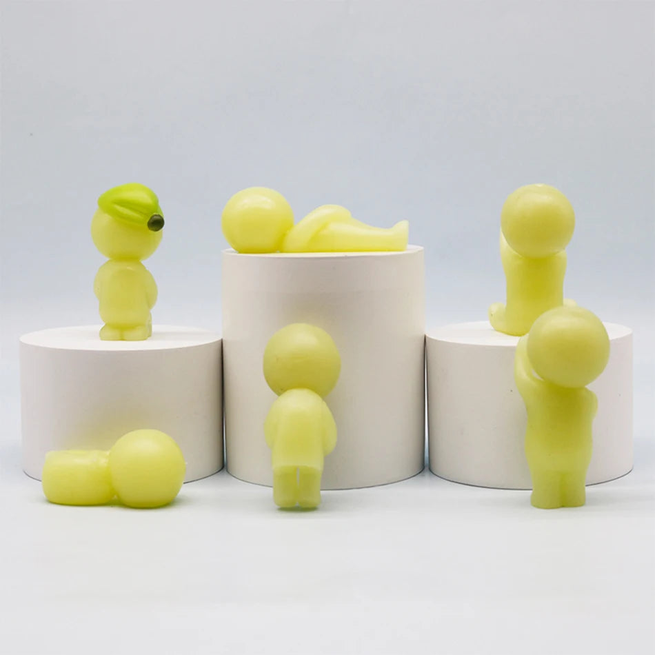 SMISKI Blind Box Work Serie Mystery Box Noctilucent Action Figures Decoration Fans Children Birthday Gifts Toys