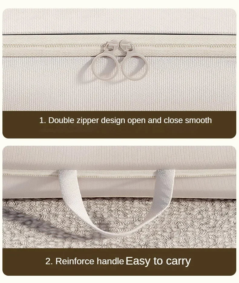 Foldable Polyester Compression Packing Bag for Clothes and Travel Storage, 1-10 Pieces