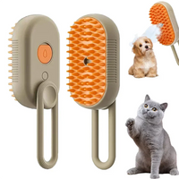 Plastic Pet Spray Grooming Comb with Water Mist for Dogs and Cats