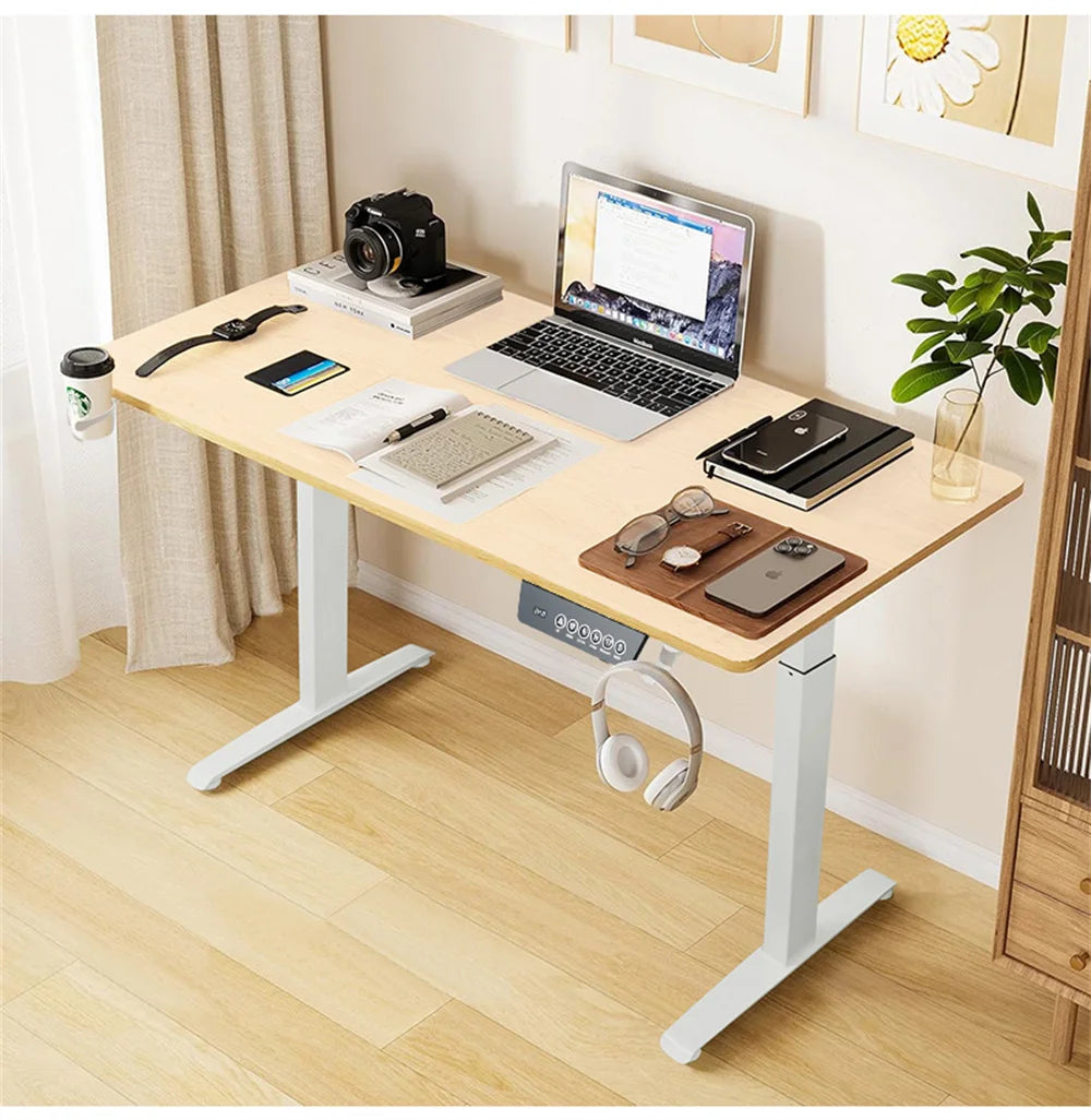 Height Adjustable Desk Standing Computer Desk Intelligent Electric Lifting Table Standing Desk Sit Desk Home Office - Buy online at  Vibe In Cart.