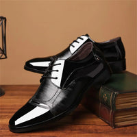 Men's Dress Shoes Business Oxfords Patent Leather Dress Shoes Classic Loafers Formal Derby Shoes For Men - Buy online at  Vibe In Cart.