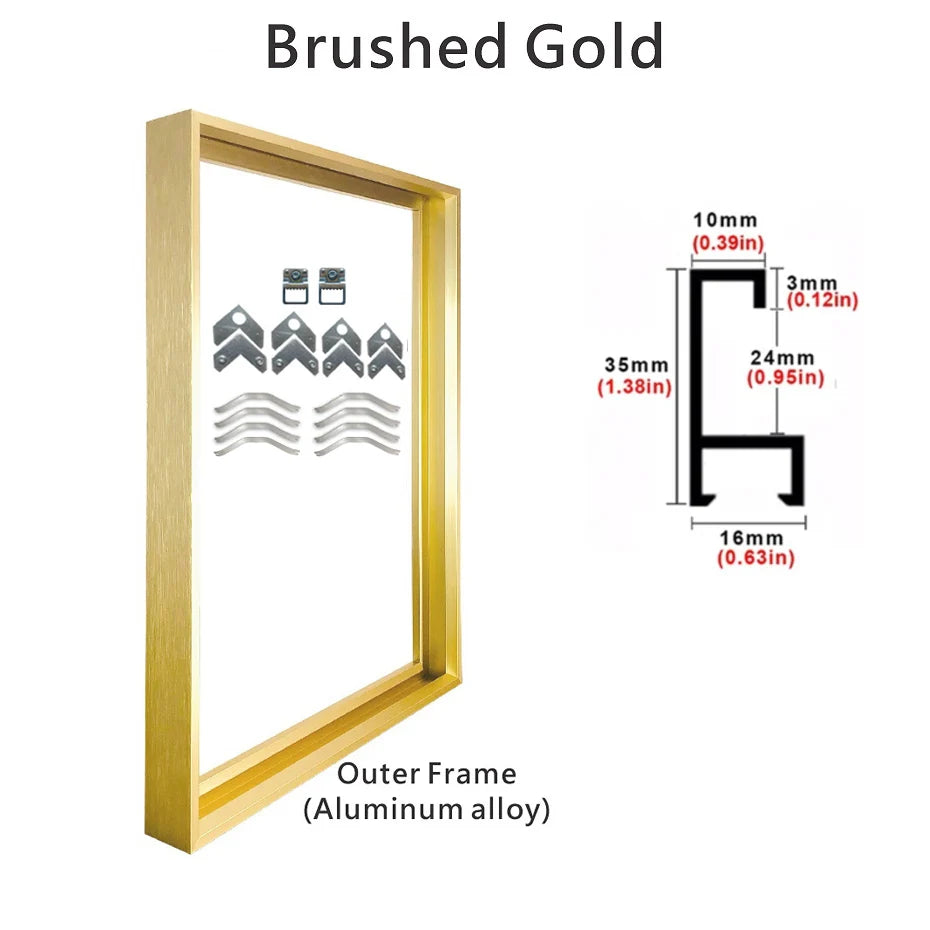 8 Colors 40x50 30x40cm Canvas Picture Metal Aluminum Outer Frames for Oil Painting Artwork Wall Art Photo Poster Home Decoration - Buy online at  Vibe In Cart.