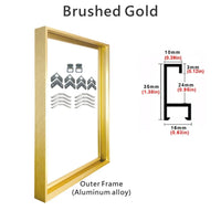 8 Colors 40x50 30x40cm Canvas Picture Metal Aluminum Outer Frames for Oil Painting Artwork Wall Art Photo Poster Home Decoration - Buy online at  Vibe In Cart.