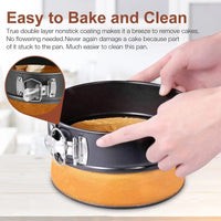 Round Cake Mould Removable Bottom Leakproof Round Cake Pan Bakeware Non-Stick Metal Bake Mould Kitchen Accessories Baking Tools - Buy online at  Vibe In Cart.