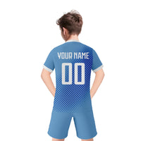 Uruguay Custom Kids Soccer Jersey Kit Personalized Football Uniform with Name Number Youth Training Outfit for Boys Girls 3-14Y - Buy online at  Vibe In Cart.