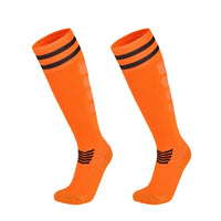 Polyester Knee High Breathable Soccer Socks for Adults and Kids