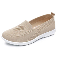 Women's Casual Slip-On Loafer Flats with Breathable Mesh and Hollow Design