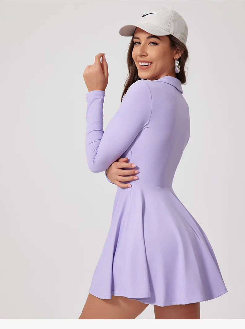 FUBEIKE Tennis Clothes Dress To Use With Tennis Skirt Woman Dresses Luxury Women 2024 Women's Golf Wear Exercise Yoga Clothing - Buy online at  Vibe In Cart.