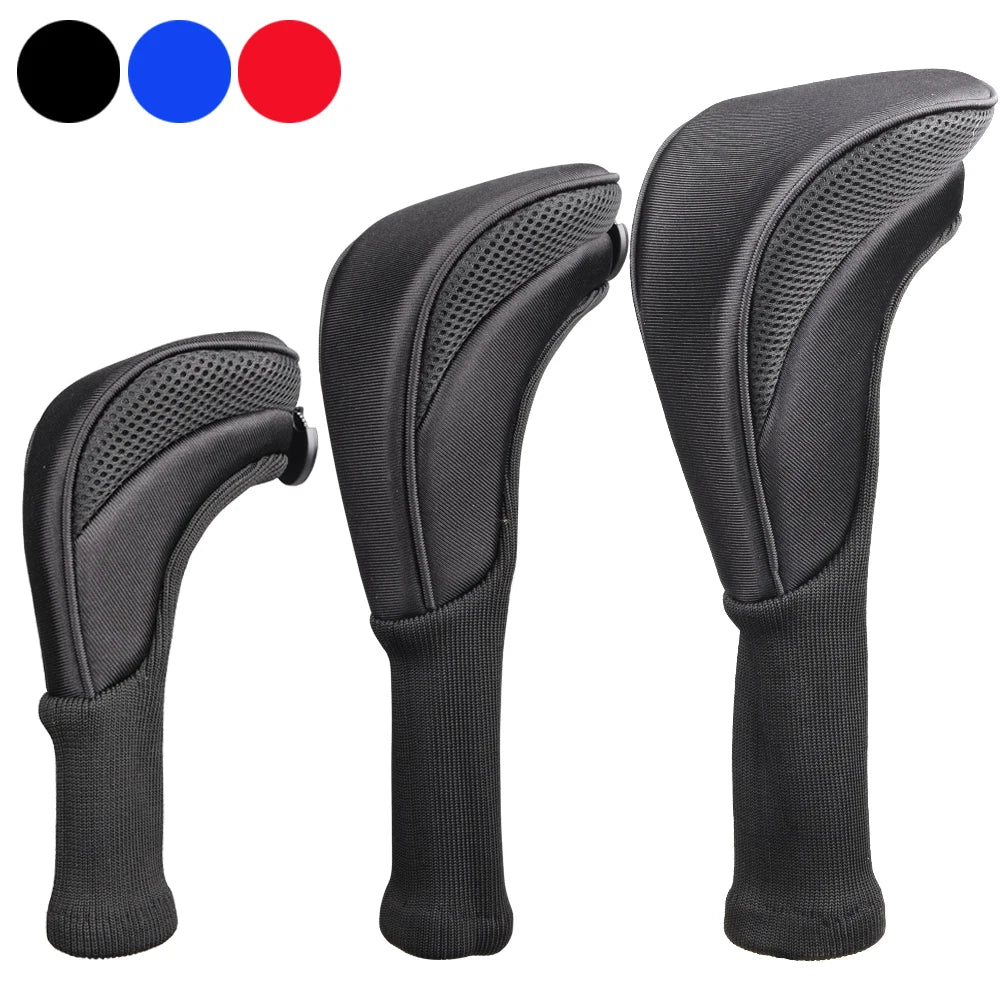 3Pcs/Set Long Neck Golf Club Head Covers Wood Driver Protect Headcover Number Tag Fairway Golf HeadCover Golf Accessories - Buy online at  Vibe In Cart.