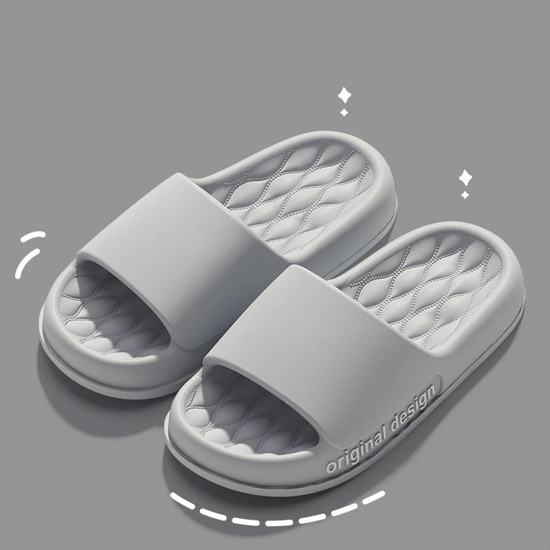 Men's Summer Outdoor Slippers EVA Sole Low Heel Design