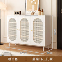 Modern Wooden Vertical Shoe Cabinet with Adjustable Shelves