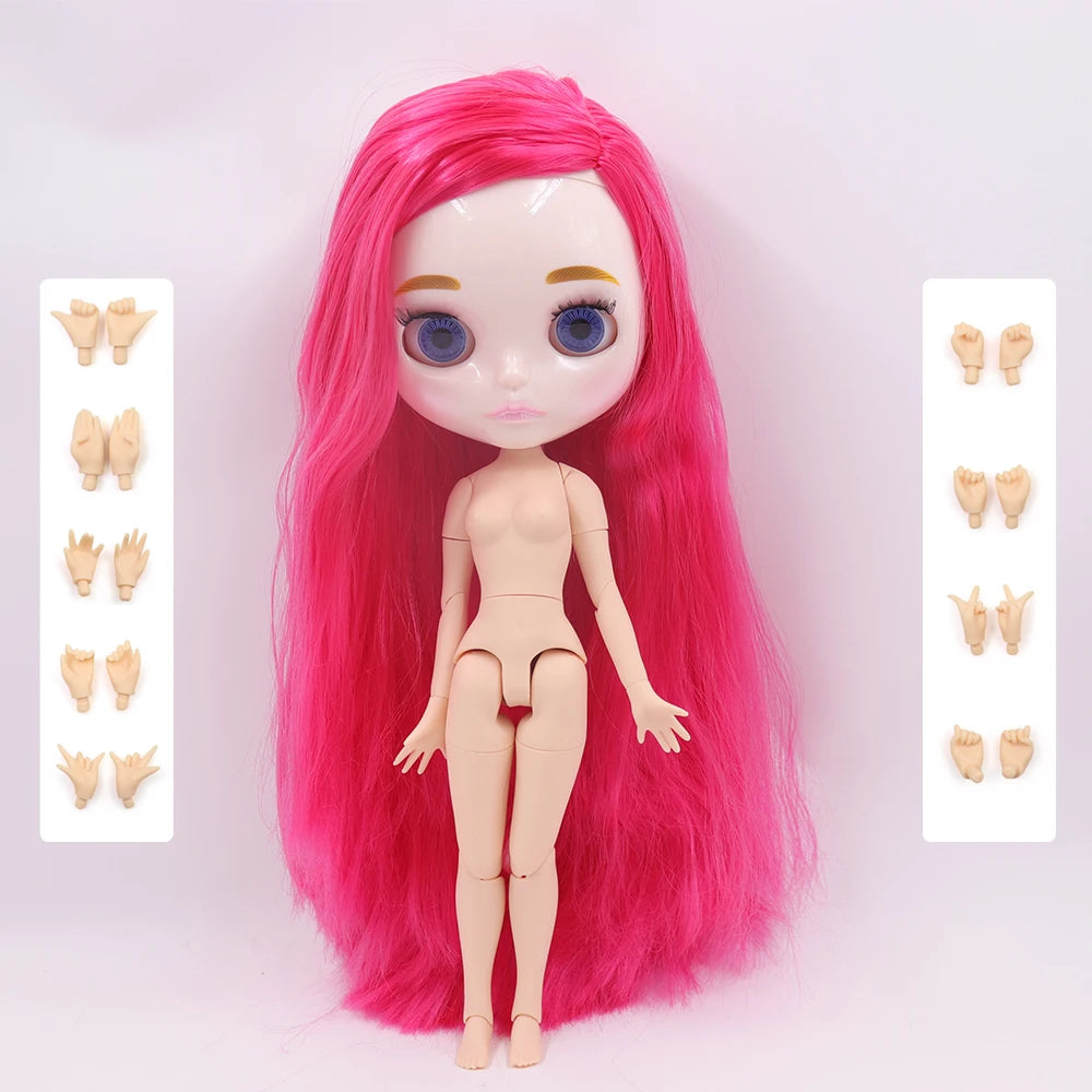 ICY DBS Blyth Doll 1/6 Joint Body 30CM BJD toys Natural shiny face with extra hands AB DIY Fashion Dolls girl gift - Buy online at  Vibe In Cart.