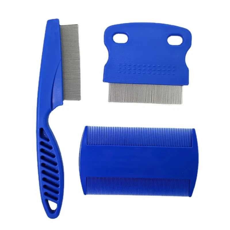 Flea Comb Cat Grooming Comb Set 3 Pcs/set Removes Mucus and Crust Small Lice Flea Combs Cats Supplies Pet Comb - Buy online at  Vibe In Cart.