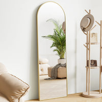 JHK 64"x21" Full Body Wall Mirror Standing Hanging or Leaning Wall-Mounted Mirrors with Stand Aluminum Alloy Frame Living Room - Buy online at  Vibe In Cart.