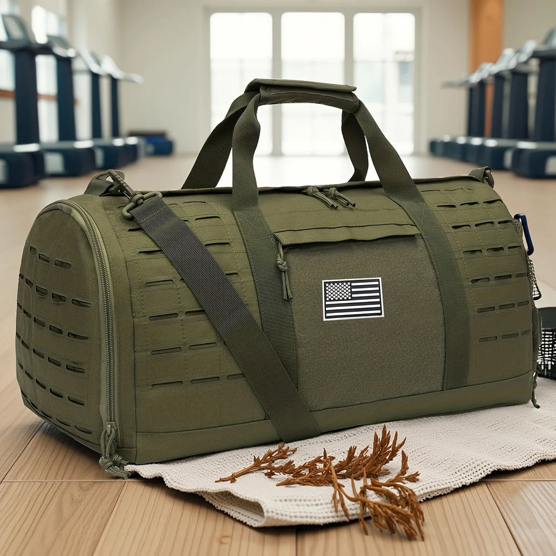 40L Polyester Soft Foldable Travel Duffel Bag for Men