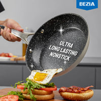 Induction Cookware Nonstick, 10-Piece, BEZIA Pots and Pans Set for Induction Cooktop, Compatible with All Stoves - Buy online at  Vibe In Cart.