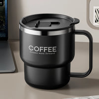 400ML Double Layer Coffee Mug 304 Stainless Steel Sealed Drinking Cup For Cold And Hot Water Insulated Milk Coffee Cup Drinkware - Buy online at  Vibe In Cart.