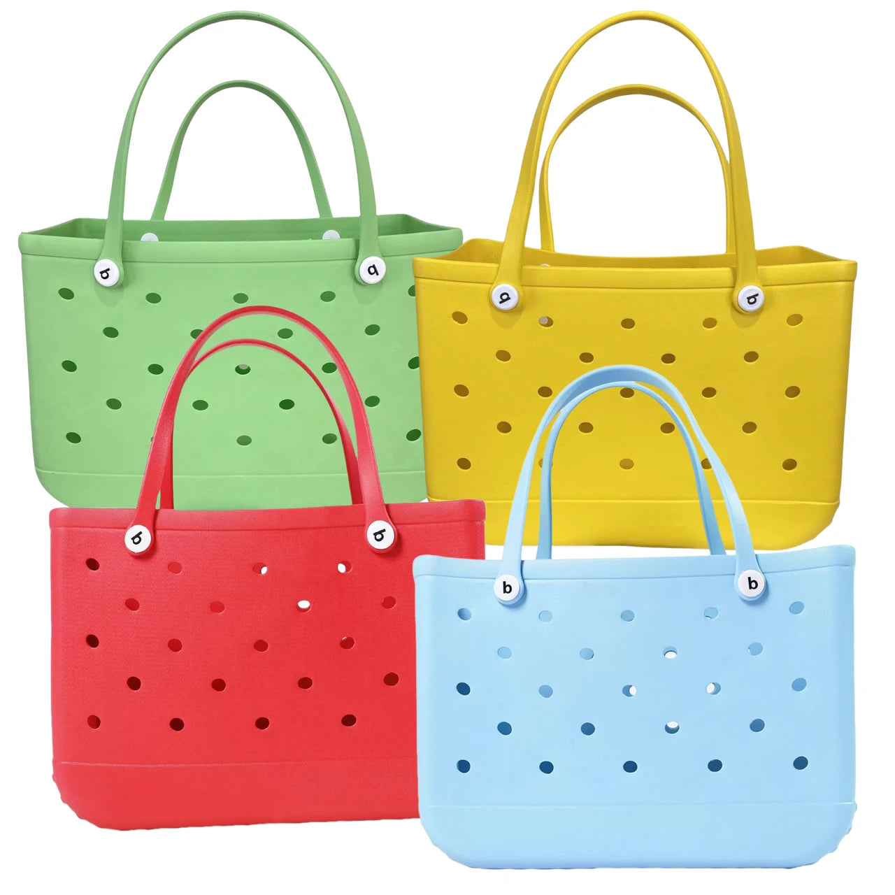 Extra Large Waterproof EVA Rubber Beach Tote Bag for Women