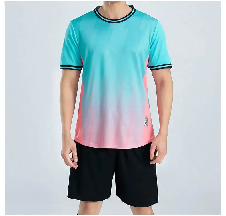 Adult Personalize Football Jerseys Soccer Uniform MAN Women Team Training Quick-Drying Sportswear Futsal Tracksuit Outfit - Buy online at  Vibe In Cart.