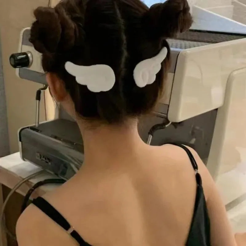 Super Cute Angel Wing Plush Hairpin Children Girl Hair Clip Accessories Barrettes Hairgrip Headdress Headwear Hairclip Ornaments - Buy online at  Vibe In Cart.