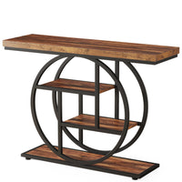 Console Table, 4-Tier Entryway Table, 41.3-Inch Industrial Sofa Table for Living Room, Foyer Hallway Table for Entrance - Buy online at  Vibe In Cart.