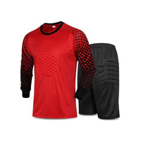 Boys Long Sleeve Polyester Soccer Goalkeeper Uniform Set
