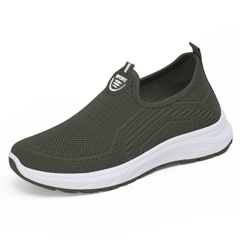 Women's Mesh Breathable Casual Shoes Large Size Soft Sole Slip-On