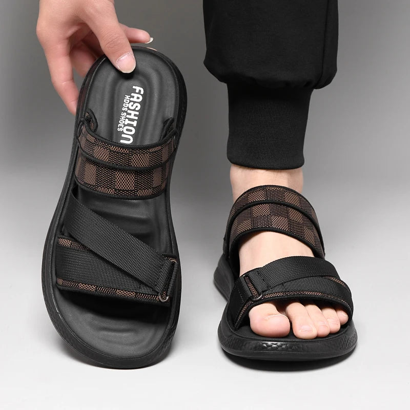 Men's high quality casual sandals summer outdoor waterproof anti slip soft sole comfort beach shoes fashion Lazy Driving slipper - Buy online at  Vibe In Cart.