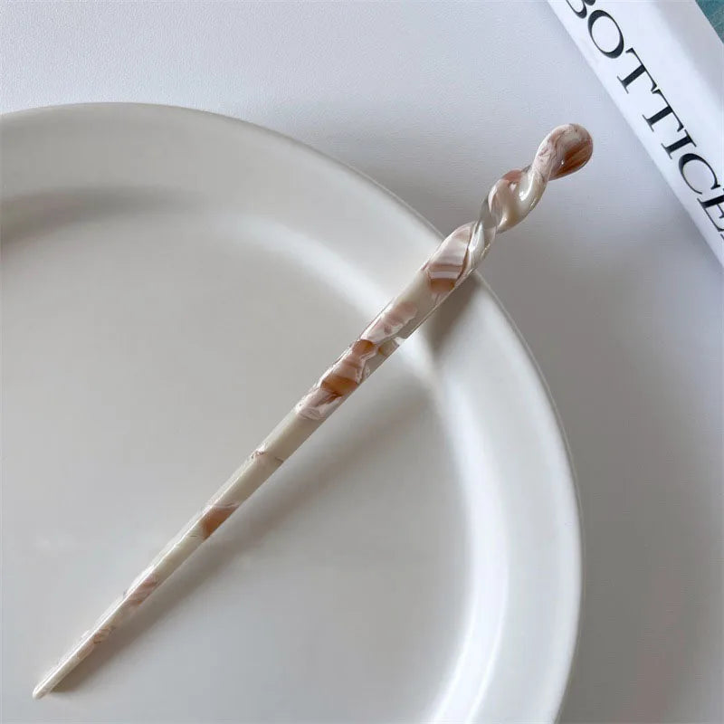 Vintage Chinese Style Hair Sticks for Women Girls Fashion Acetate Chopstick Shaped Hair Clips Pins Jewelry Hair Accessories - Buy online at  Vibe In Cart.