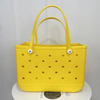 XL Extra Large Beach Bag EVA Rubber Waterproof Beach Travel Picnic Storage Basket Women Shopping Handbag Sac Jelly Tote Bag - Buy online at  Vibe In Cart.