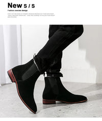 Classic Chelsea Boots Men Trend Ankle Boots Men Fashion Social Party Boots Men High Top Casual Business Shoes For Men - Buy online at  Vibe In Cart.