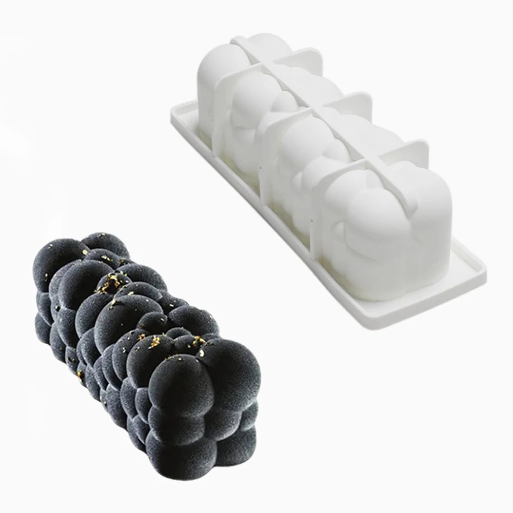 Food Grade Kitchen Bakeware Christmas Long Strip Mousse Cake Moulds Silicone Cake Molds French Mousse Mould Party Pastry Tray - Buy online at  Vibe In Cart.