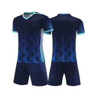 Soccer Uniform Set for Adults and Kids with Shirt and Shorts